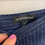 Banana Republic Fit And Flare Navy Striped Skirt Photo 3