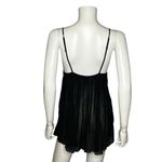 Victoria's Secret Victoria’s Secret Black Lace Satin Bow Babydoll Slip Dress Y2K Lingerie Size M Photo 2