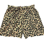 Simply Southern  Leopard Print Shorts with Tie size L-XL Photo 0