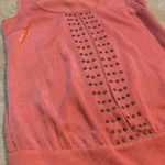 BCBGeneration Orange Studded Blouse Tank Top Women’s Size6 Photo 2
