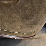 Frye  Madeline Brown Suede Leather Short Ankle Booties Heels Cowgirl Western  7M Photo 13