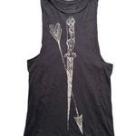 We The Free  Boho Dark Grey Dagger Graphic Tee Size XS Photo 3