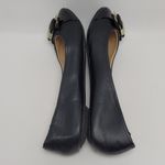 Bamboo  Lula Flat Black Faux Leather Bow Ballet Shoe Size 9 Photo 10