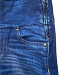 Spanx The Signature Straight Jeans Sz 8 Dark Wash High Waisted 4 Way Stretch Photo 3