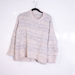 IRO  Sagal Wool Alpaca Blend Knit Stretch Crew Neck Pullover Sweater Light Grey   Photo 0