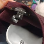 Stella & Dot  Burgundy Puff Sleeve Sweatshirt Top Photo 5