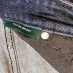 Lauren Ralph Lauren Regal Skinny Jeans Women's Size 8 Brown Side Stripe Denim Blue Photo 4