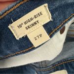 Madewell Petite 10" High-Rise Skinny Jeans in Dewitt: Button-Front TENCEL Denim Photo 7