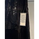 Metaphor Black Shiny Crepe Organza Full Formal Lined Maxi Skirt By  Size 8 NWT Photo 3