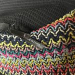 Poetry Black Mini Skirt With Multicolor Boho Elastic Waist Women’s Size Small Photo 3