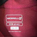 Merrell  Long Sleeve Base Layer Quarter Zip Burgundy Size XS Photo 4