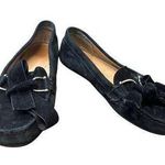 Lauren Ralph Lauren Bayleigh Womens Black Suede Flats Size 8B SKU 6858 Photo 0