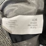 Vintage One‎ Of A Kind Christmas Womens XXL Wool Coat Hand Painted Rudolf Lights Gray Photo 13