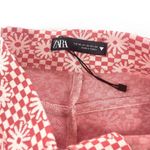 ZARA High Rise Daisy Print Pants Photo 3