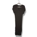 Alp N Rock Ribbed Midi Dress Size Medium‎ Gray Photo 2