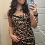Dress Up Cheetah Print Silk Dress Photo 1