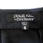 Dolls Kill x Care Bears Planet Care Black Faux Leather Mini Skirt Photo 3