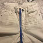 One Teaspoon  Moleskin White Kidds Skinny Ankle Jeans Raw Hem Button Fly 23 NWT Photo 5