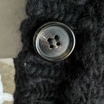 IRO  Small Black thick 100% Merino WOOL knit  Women's long  Cardigan $795 Photo 10