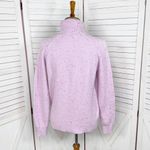 Loft Confetti Speckled Turtleneck Multi Knit Sweater Lilac Purple Small Photo 4