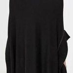 Karen Millen Poncho Size XS/S Black Wool Blend Turtle Neck Jeweled Quiet Luxury Photo 1