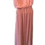 Show Me Your Mumu Kendall Bridesmaid Dress Size M Rosebud Chiffon W/Ring Wedding Photo 6
