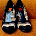 MISSONI For TARGET Black Suede Pumps Chevron Size 7” Photo 0