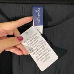 Swimsuit For All Women Black Pom Pom Trim Beach Cover Up Size 18/24 NWT Photo 3