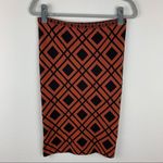 WOLFORD Tilla Pencil Skirt Black & Carnelian M Orange Size M Photo 1