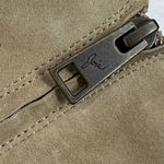 Joie  Suede Rare Peep Toe Ankle Boots‎ Block Heel Tan Beige Shoes Sz 39 US 9 Photo 8