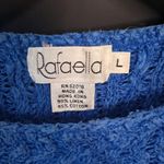 Rafaella Blue‎ Knit Short Sleeve Sweater Size Large Blue Photo 1