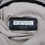 Tumi Voyageur Ruma Nylon Crossbody Sling Bag Grey Mist Black Patent Leather Trim Gray Photo 9