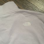 The North Face lavender light purple quarter zip sweatshirt pullover sweater Photo 6