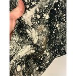 Eleven Paris -3. Women's Abstract Print Long Sleeve Sweatshirt Black Size Small Photo 6