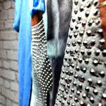 Studs Rhinestones Alyssa Rhinestones Studs Tee Shirt Blue size XS Photo 7