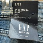 Vans Gap 9”Bermuda Mid Rise Stretch Short W/Raw Hem Sz 6/28-NWTS Photo 4