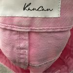 NWT KanCan Pink Denim Shorts Raw Hem Size XL Photo 2