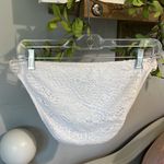 White Crochet Lace Bikini Swimsuit Bottom Womens Medium Mossimo Size undefined Photo 5