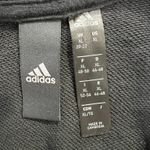 Adidas ‎ Cropped Sweatshirt Pullover Athleisure Activewear Logo Black XL Gym Photo 3