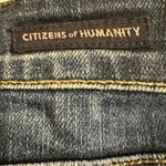 Citizens of Humanity  Avedon Denim Cut Off Raw Frayed Hem Blue Jean Shorts 27 Photo 11