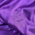 Ruby Rox Purple babydoll satin bubble hem dress Y2K 2000s puffball 80s style Photo 9