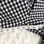 J.Crew Navy White Remi Gingham Button Hem Slim Straight Classic Preppy Pants 8 Photo 10