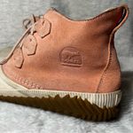 Sorel Out N About Duck Rain Boots Pink & White Size 10 Women's Photo 1