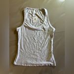 Fabletics  grey  Oatmeal Side Slit Activewear Tank Top Women's Size Large Photo 9