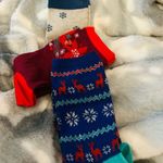 COLORFUL WINTER SOCKS 3 PAIRS Blue Photo 3