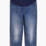 Madewell  • Maternity Over-the-Belly Stovepipe Jeans Chancery Wash straight leg Photo 0