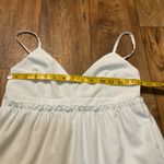 SheIn Dress White Size Small Tiered Flowy Lined Photo 2