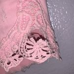 Vanilla Star Jeans Vanilla Star pink distressed lace detail jean shorts Photo 3