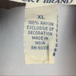 Lucky Brand Rayon Boho embroidered tunic dress brown XL Photo 5