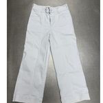 Anthropologie  The Skipper 29 High Rise Crop Wide Leg Jeans By Pilcro White Photo 1